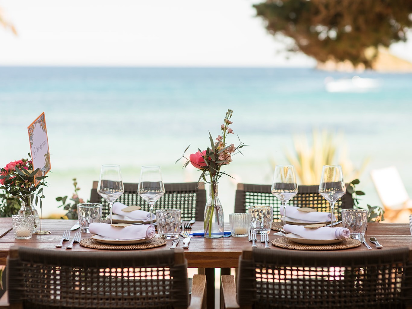 White Ibiza Wedding Directory: Ibiza wedding venues – Aiyanna Ibiza, Cala Nova