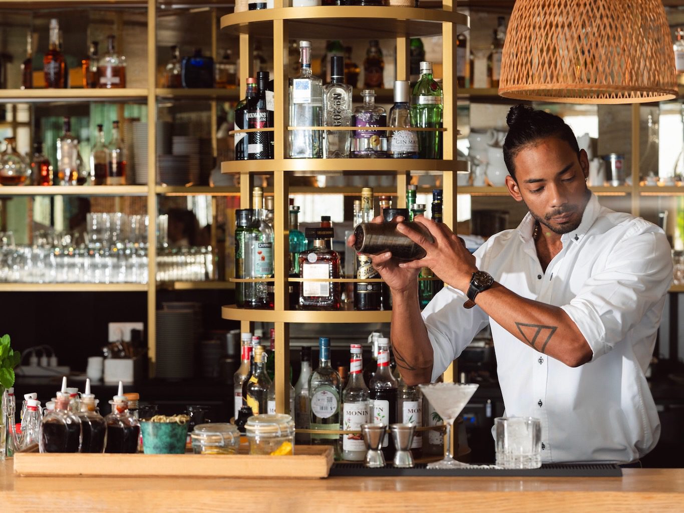 White Ibiza Restaurants Guide - Sunset: Cone Club at 7Pines Resort Ibiza