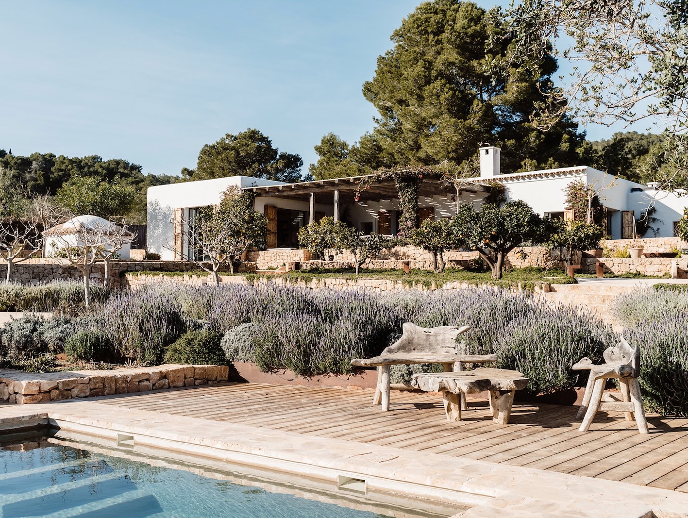 White Ibiza Villas: Can Flores, luxury villa in S'Estanyol, Ibiza town