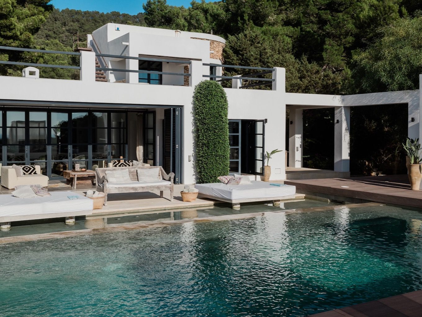 White Ibiza Villas: Casa Amalia, luxury villa near Cala Jondal in Ibiza