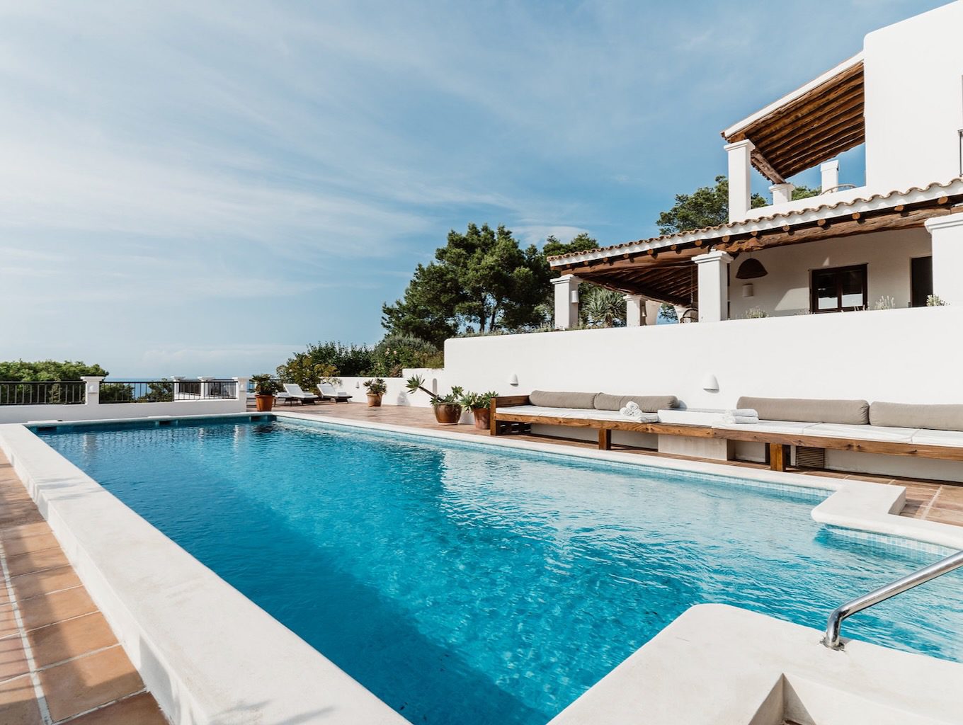 White Ibiza Villas: Casa Bella Vista, luxury villa in Cala Bassa