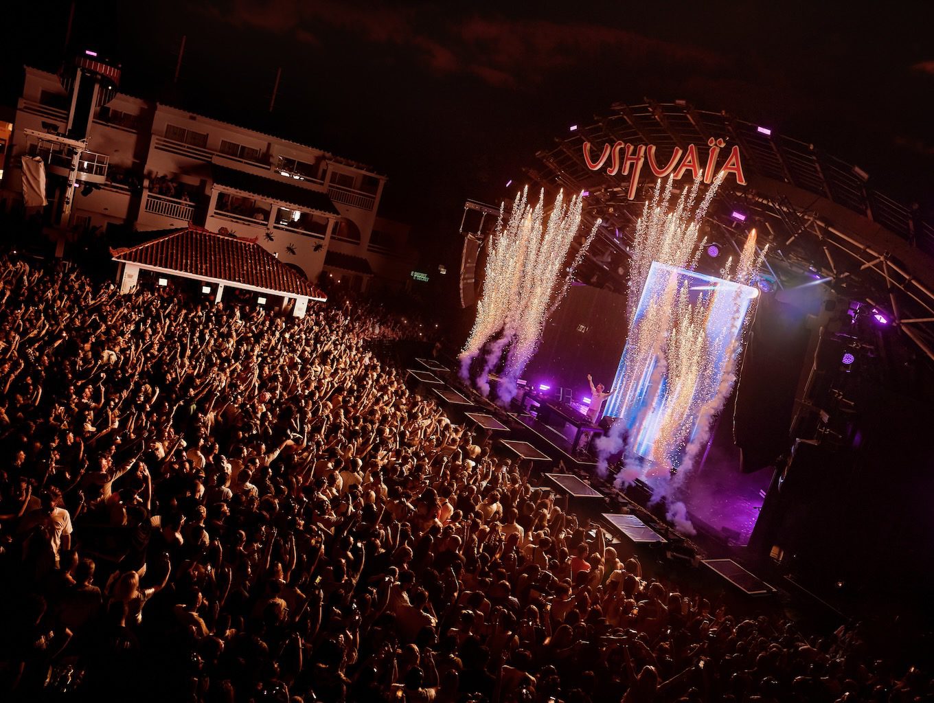 White Ibiza Club Calendar: F*** Me I'm Famous! by David Guetta at Ushuaïa Ibiza