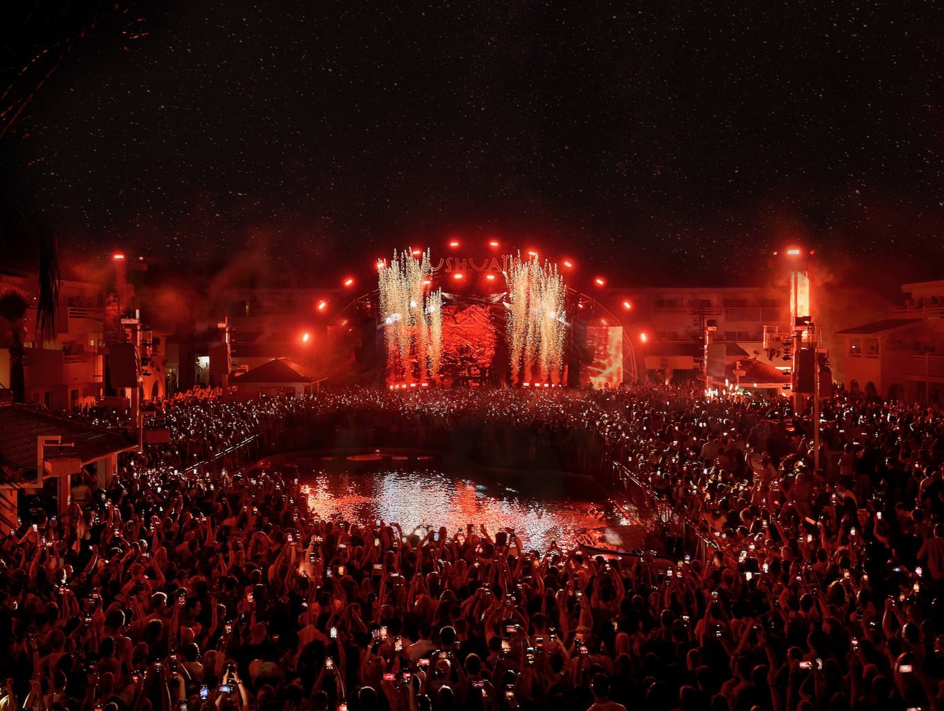 White Ibiza Club Calendar: F*** Me I'm Famous! by David Guetta at Ushuaïa Ibiza