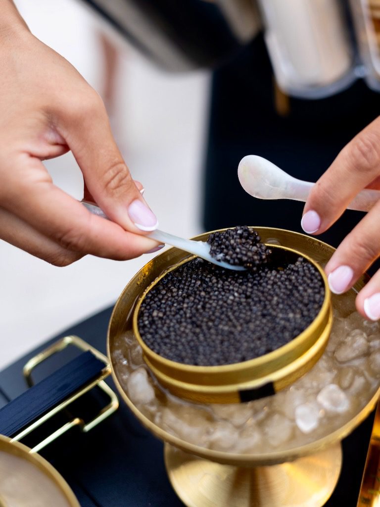 White Ibiza Wedding Directory: Catering – The Caviar Bar