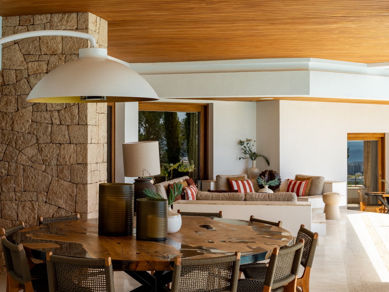 White Ibiza Villas: Can Sakhara, luxury villa in Sa Carocca