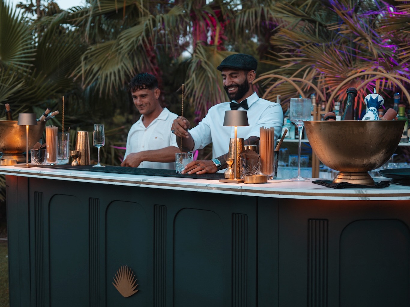 White Ibiza Wedding Directory – Cakes & Catering: Green Jar Ibiza, mobile bar service in Ibiza