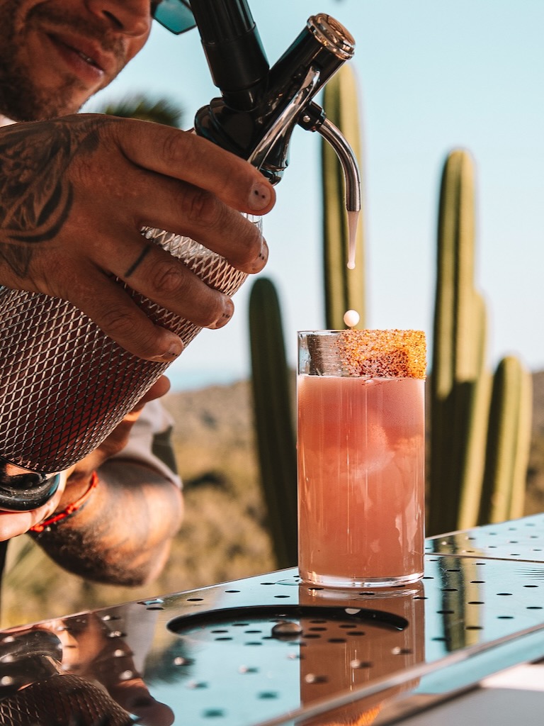 White Ibiza Wedding Directory – Cakes & Catering: Green Jar Ibiza, mobile bar service in Ibiza